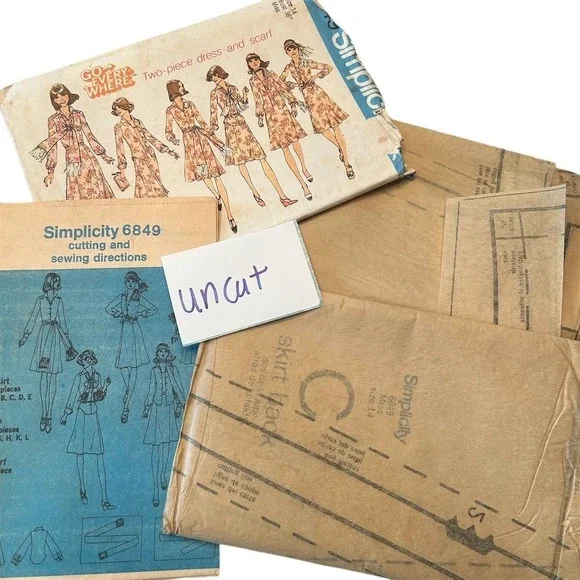 1970s Vintage Simplicity Petite Sewing Patterns Lot - Picture 12 of 16